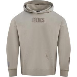 Pro Standard Mens NBA Reverse French Terry Pull Over Hoodie(Taupe)