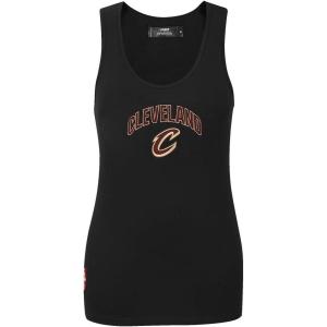 Pro Standard NBA Womens Womens NBA Classic Chenille Cotton Tank Top(Black)
