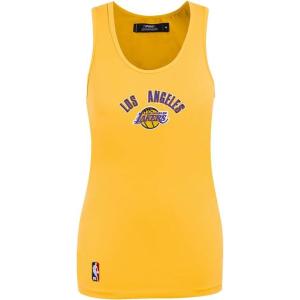 Pro Standard NBA Womens Womens NBA Classic Chenille Cotton Tank Top(Yellow)
