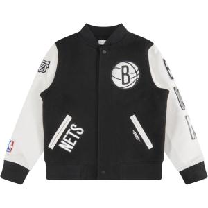 Pro Standard NBA boys Pro Standard Big Boys Nba Classic Chenille Wool Varsity Jacket(Black/White)