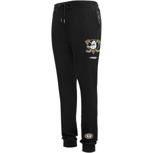 Pro Standard NHL Mens Pro Standard Mens NHL Classic Chenille Cotton Double Knit Jogger(Black)