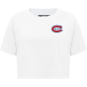 Pro Standard NHL Womens Pro Standard Womens NHL Classic Chenille Cotton Short Sleeve Boxy Tee