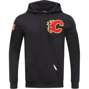 Pro Standard NHL mens Mens Nhl Classic Chenille Cotton Double Knit Pull Over Hoodie(Black)