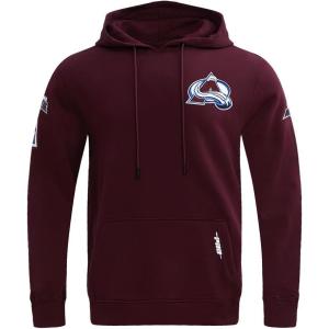 Pro Standard NHL mens Mens Nhl Classic Chenille Cotton Double Knit Pull Over Hoodie(Team Color)
