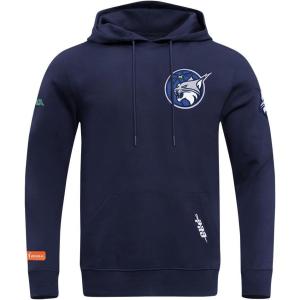 Pro Standard WNBA mens Mens Wnba Classic Chenille Cotton Double Knit Pull Over Hoodie(Midnight Navy)