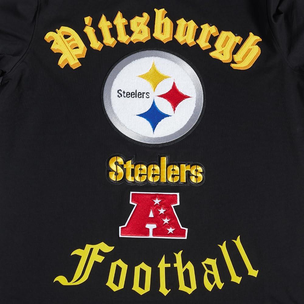 image:imageNFL PITTSBURGH STEELERS OLD ENGLISH MENS TEE BLACKBlack