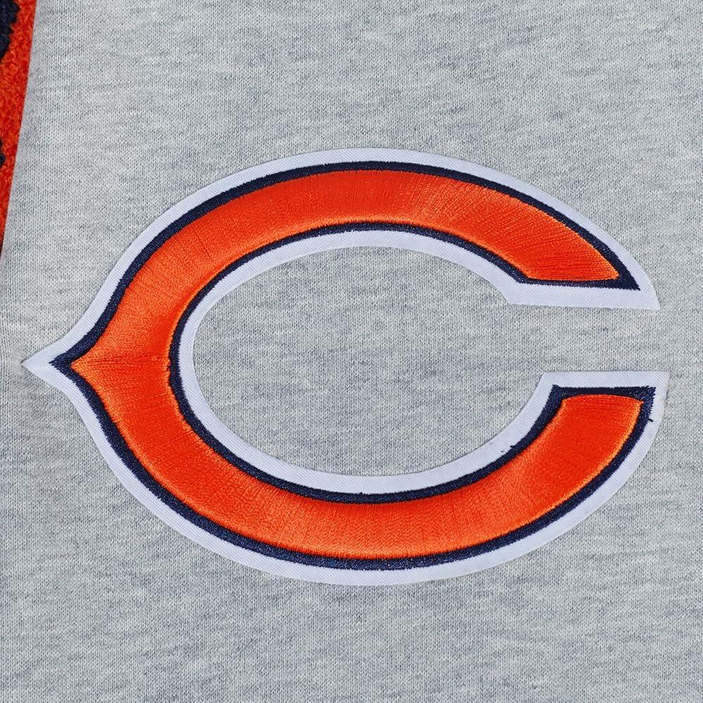 image:imagePro Standard Mens NFL Chicago Bears Old English Crewneck Sweatshirt Heather Grey