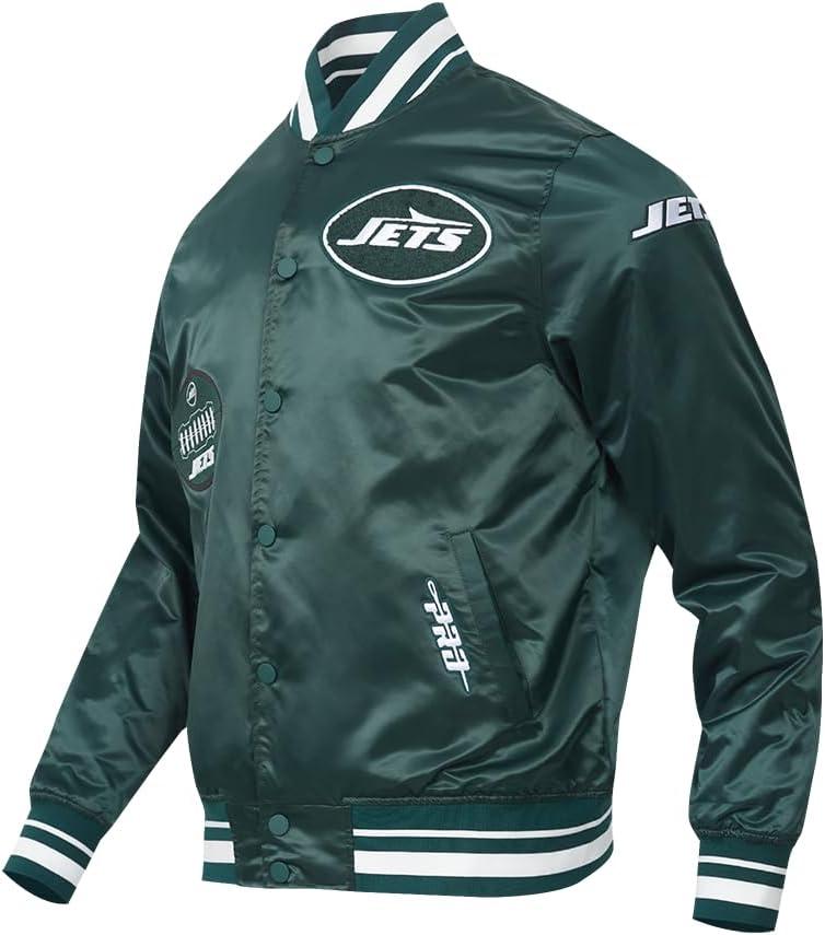 image:imagePro Standard Mens NFL New York Jets Old English Satin Jacket