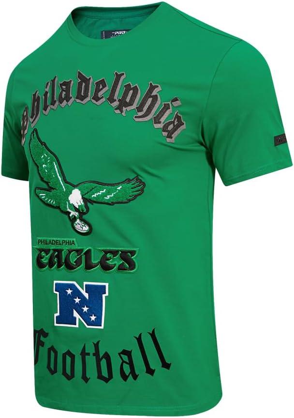 image:imagePro Standard Mens NFL Philadelphia Eagles Old English Short Sleeve Tee Kelly Green