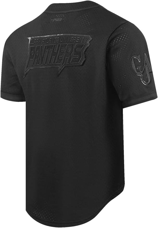 image:imagePro Standard NCAA Mens Mens College Classic Triple Black Mesh Button Down TopJet Black