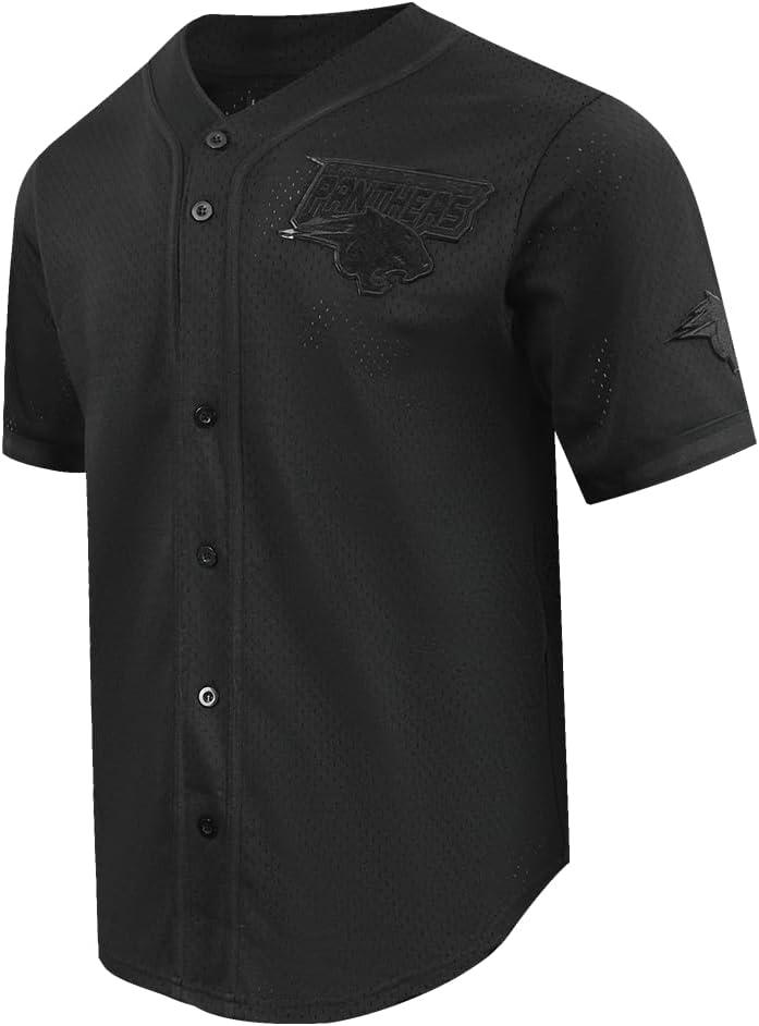 image:imagePro Standard NCAA Mens Mens College Classic Triple Black Mesh Button Down TopJet Black