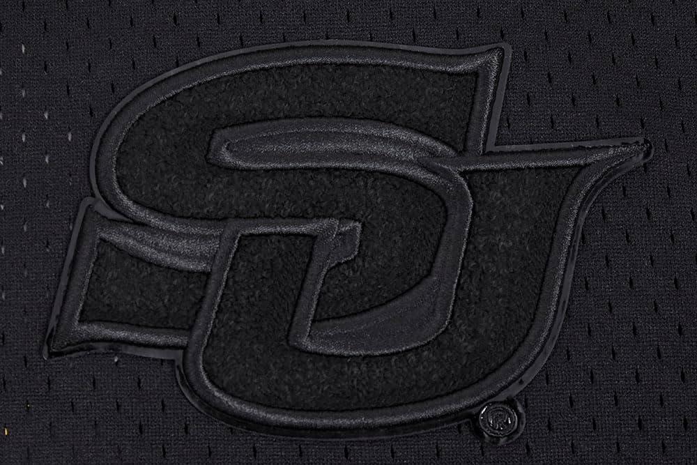 image:imagePro Standard NCAA Mens Mens College Classic Triple Black Mesh Button Down TopJet Black