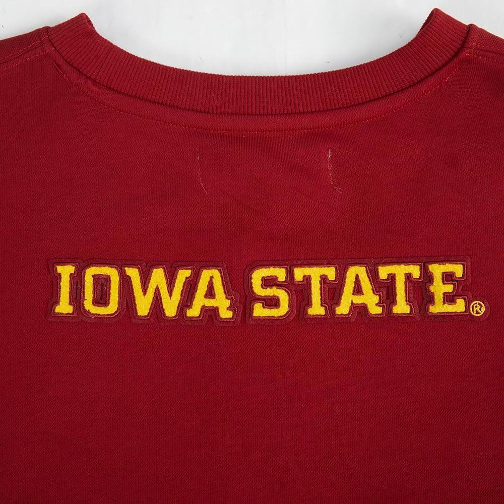 image:imagePro Standard NCAA womens Womens College Classic Essentials Brushed Back French Terry Crewneck SweatshirtCardinal Red