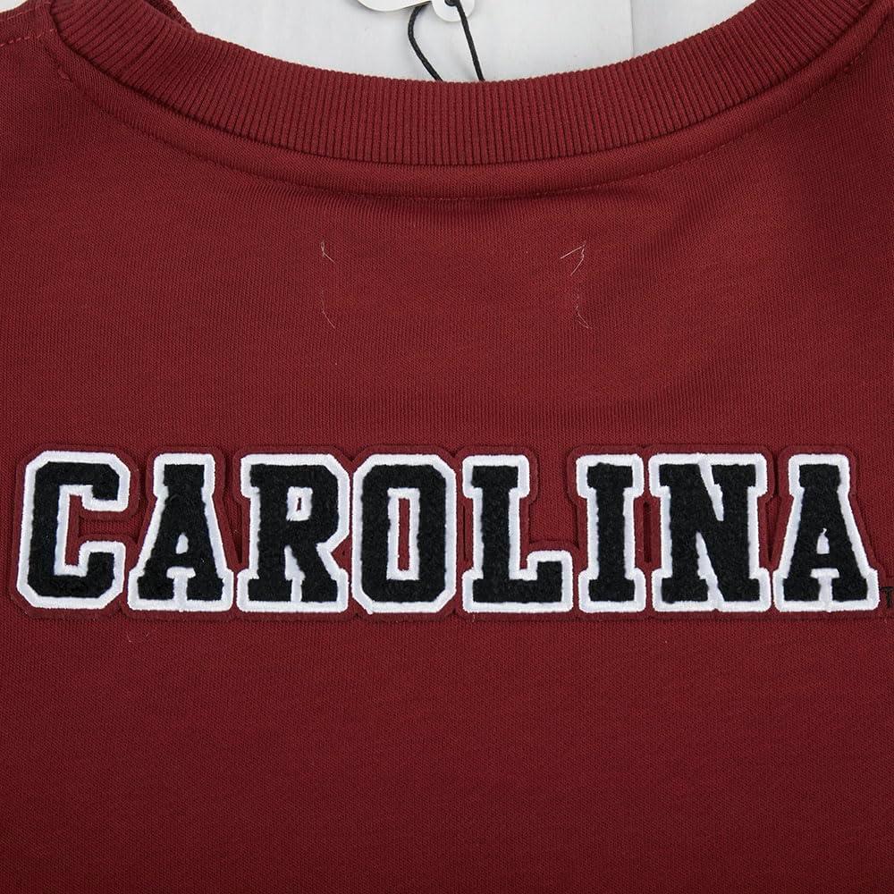 image:imagePro Standard NCAA womens Womens College Classic Essentials Brushed Back French Terry Crewneck SweatshirtCardinal Red