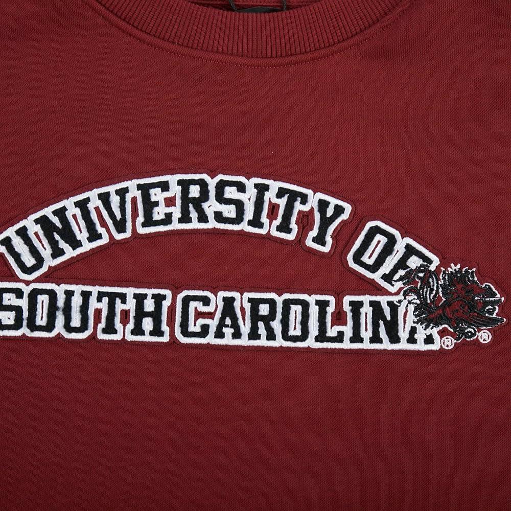 image:imagePro Standard NCAA womens Womens College Classic Essentials Brushed Back French Terry Crewneck SweatshirtCardinal Red