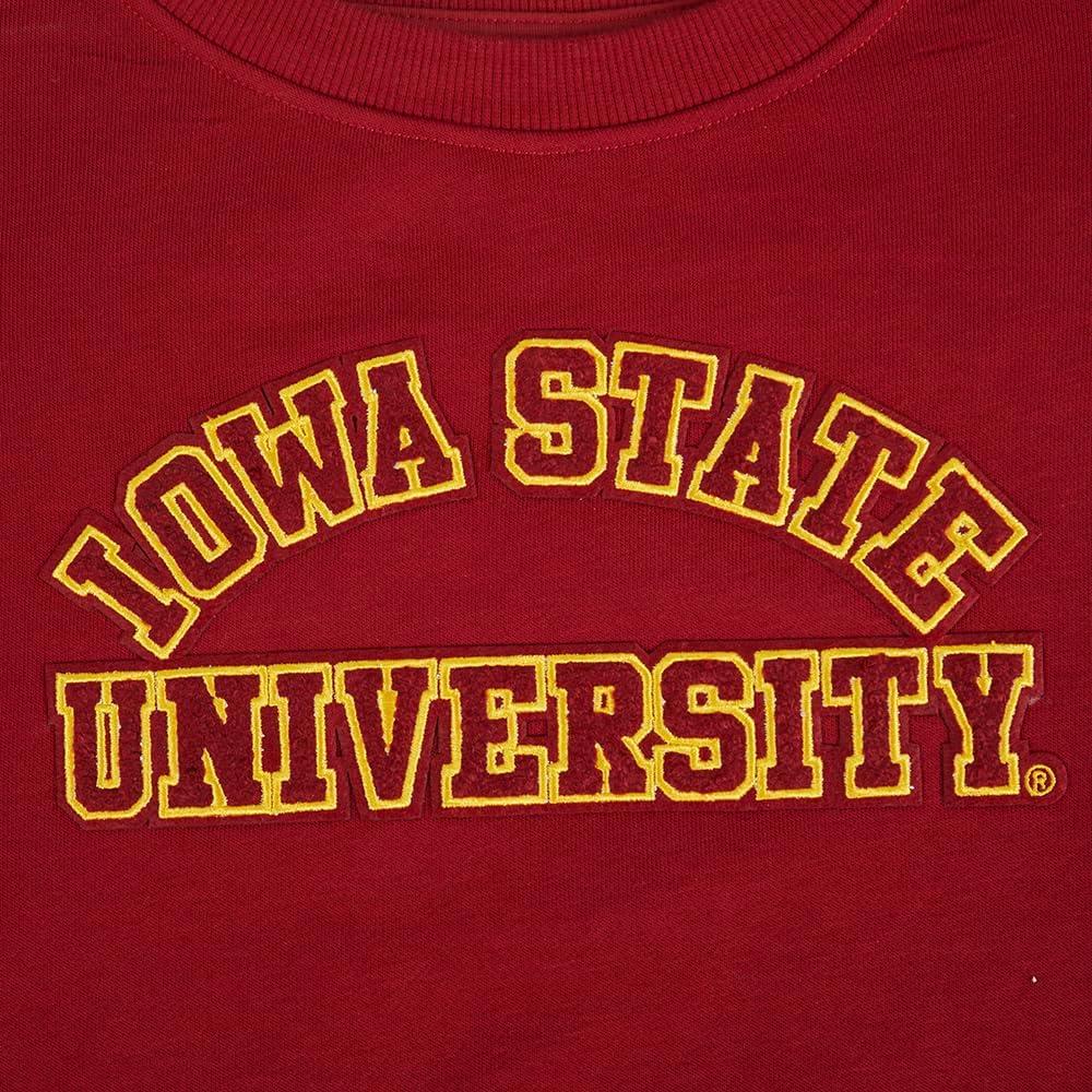 image:imagePro Standard NCAA womens Womens College Classic Essentials Brushed Back French Terry Crewneck SweatshirtCardinal Red