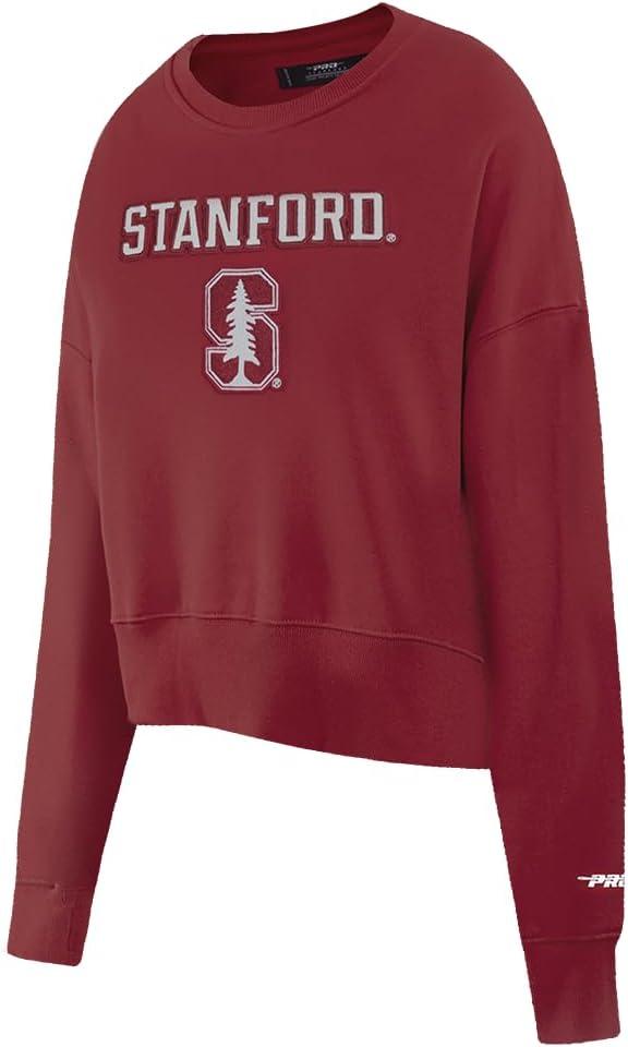 image:imagePro Standard NCAA womens Womens College Classic Essentials Brushed Back French Terry Crewneck SweatshirtCardinal Red