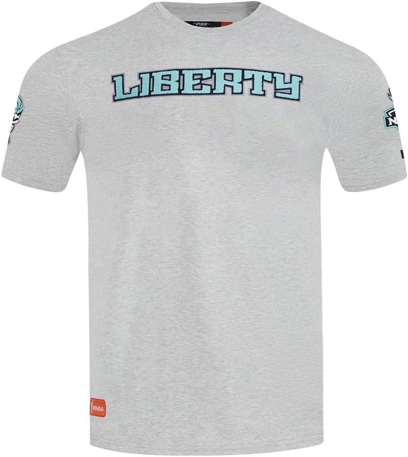 image:imagePro Standard WNBA Mens Mens WNBA Classic Chenille Cotton Short Sleeve TeeHeather Grey