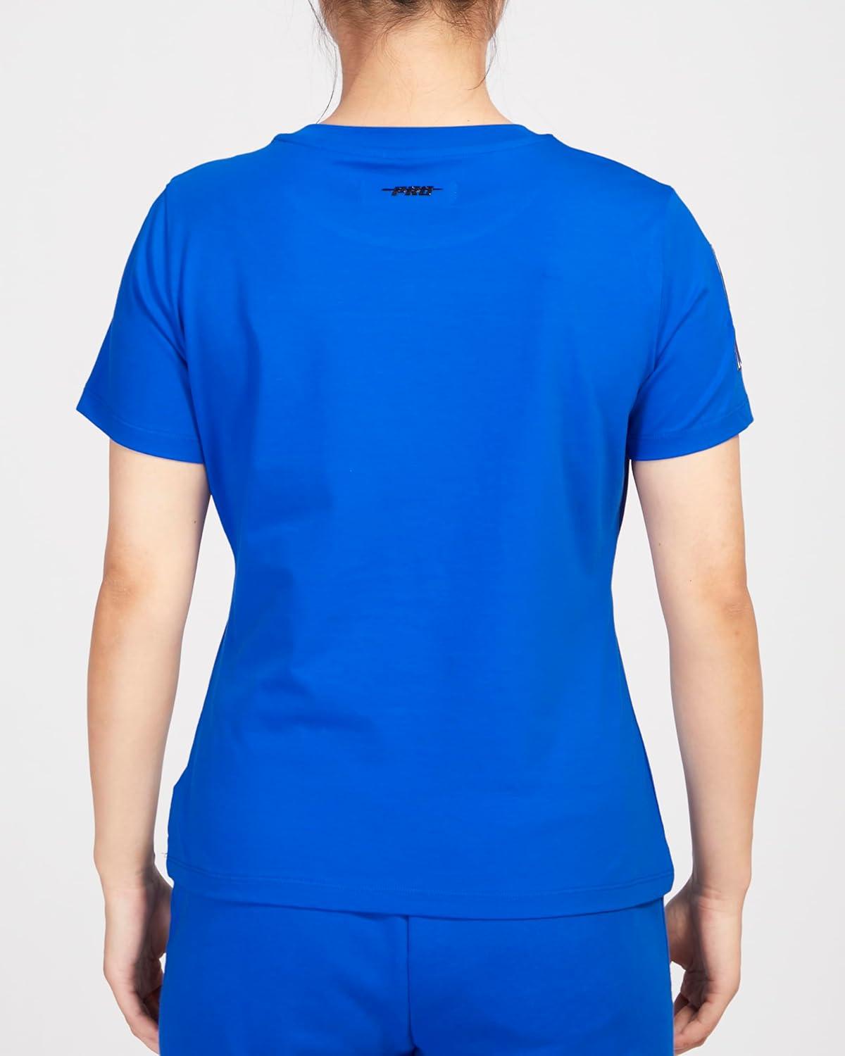 image:imageWomens NBA Classic Chenille Cotton Short Sleeve Slim Fit TeeRoyal Blue