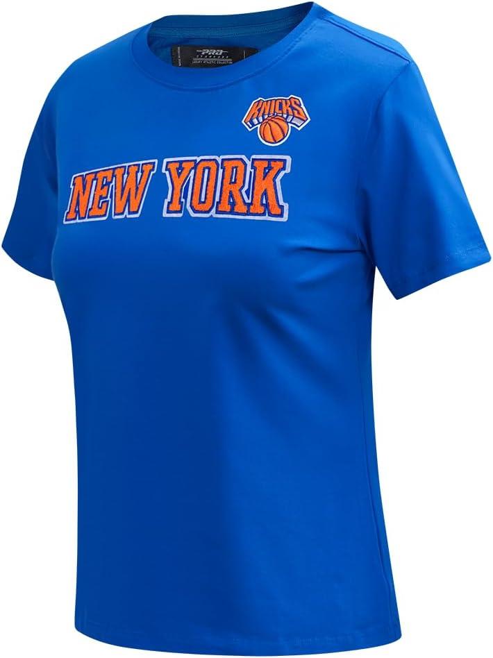 image:imageWomens NBA Classic Chenille Cotton Short Sleeve Slim Fit TeeRoyal Blue