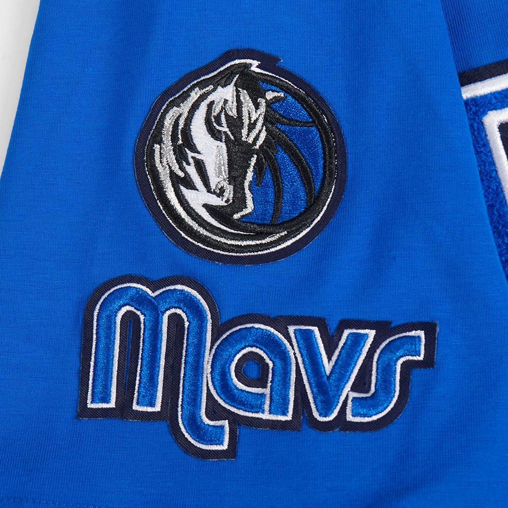 image:imageWomens NBA Classic Chenille Cotton Short Sleeve Slim Fit TeeRoyal Blue