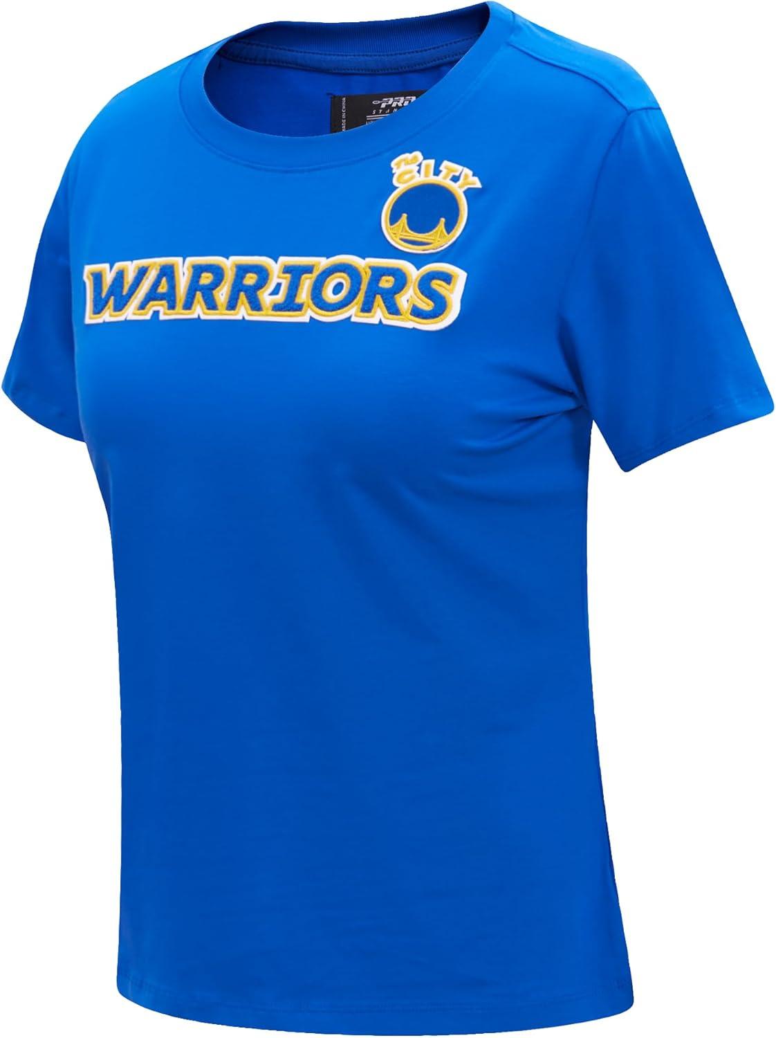 image:imageWomens NBA Classic Chenille Cotton Short Sleeve Slim Fit TeeRoyal Blue