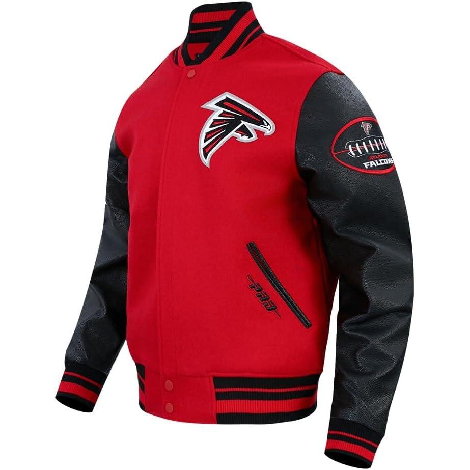 image:imagePro Standard Mens NFL Atlanta Falcons Old English Varsity Jacket