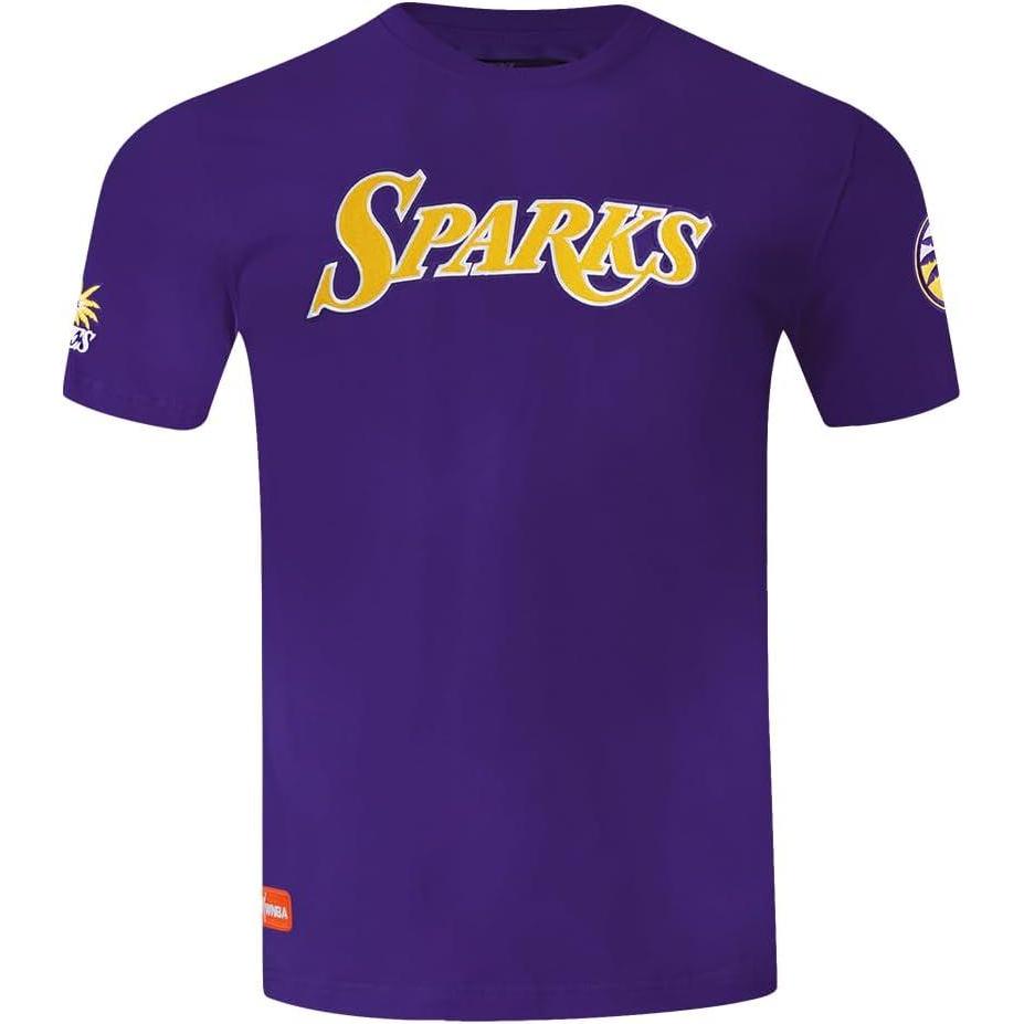 image:imagePro Standard WNBA Mens Mens WNBA Classic Chenille Cotton Short Sleeve TeePurple