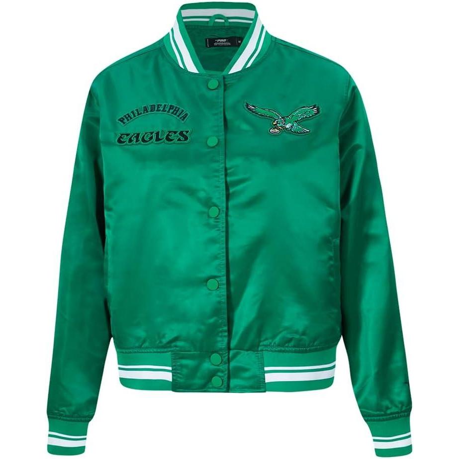 image:imagePro Standard Womens NFL Retro Classics Satin JacketKelly Green