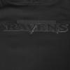 Black Men’s Atlanta Falcons Triple Black Pullover Hoodie(Triple Black)