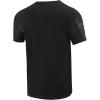 Mens NBA Classic Triple Black Cotton Short Sleeve Tee(Black)