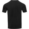 Mens NBA Classic Triple Black Cotton Short Sleeve Tee(Black)