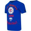 Pro Standard Mens Mens NBA Old English Cotton Single Short Sleeve Tee(Red/Midnight Navy)