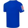 Pro Standard Mens Mens NBA Old English Cotton Single Short Sleeve Tee(Red/Midnight Navy)