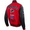Pro Standard Mens NFL Atlanta Falcons Old English Varsity Jacket