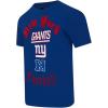 Pro Standard Mens NFL New York Giants Old English Short Sleeve Tee Dodger Blue