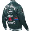 Pro Standard Mens NFL New York Jets Old English Satin Jacket