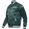 Pro Standard Mens NFL New York Jets Old English Satin Jacket