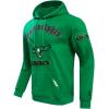 Pro Standard Mens NFL Old English Brushed Back French Terry Pull Over Hoodie(Kelly Green)