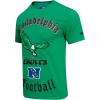 Pro Standard Mens NFL Philadelphia Eagles Old English Short Sleeve Tee Kelly Green