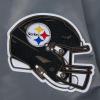 Pro Standard Mens NFL Pittsburgh Steelers Old English Satin Jacket