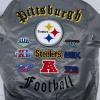 Pro Standard Mens NFL Pittsburgh Steelers Old English Satin Jacket