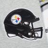 Pro Standard Mens NFL Pittsburgh Steelers Old English Short Sleeve Tee Heather Grey