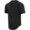 Pro Standard NCAA Mens Mens College Classic Triple Black Mesh Button Down Top(Jet Black)