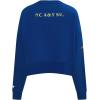 Pro Standard NCAA womens Womens College Classic Essentials Brushed Back French Terry Crewneck Sweatshirt(Dodger Blue)