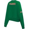 Pro Standard NCAA womens Womens College Classic Essentials Brushed Back French Terry Crewneck Sweatshirt(Kelly Green)