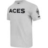 Pro Standard WNBA Mens Mens WNBA Classic Chenille Cotton Short Sleeve Tee(Heather Grey)