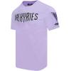 Pro Standard WNBA Mens Mens WNBA Classic Chenille Cotton Short Sleeve Tee(Lilac)