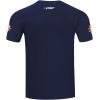 Pro Standard WNBA Mens Mens WNBA Classic Chenille Cotton Short Sleeve Tee(Midnight Navy)