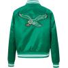 Pro Standard Womens NFL Retro Classics Satin Jacket(Kelly Green)